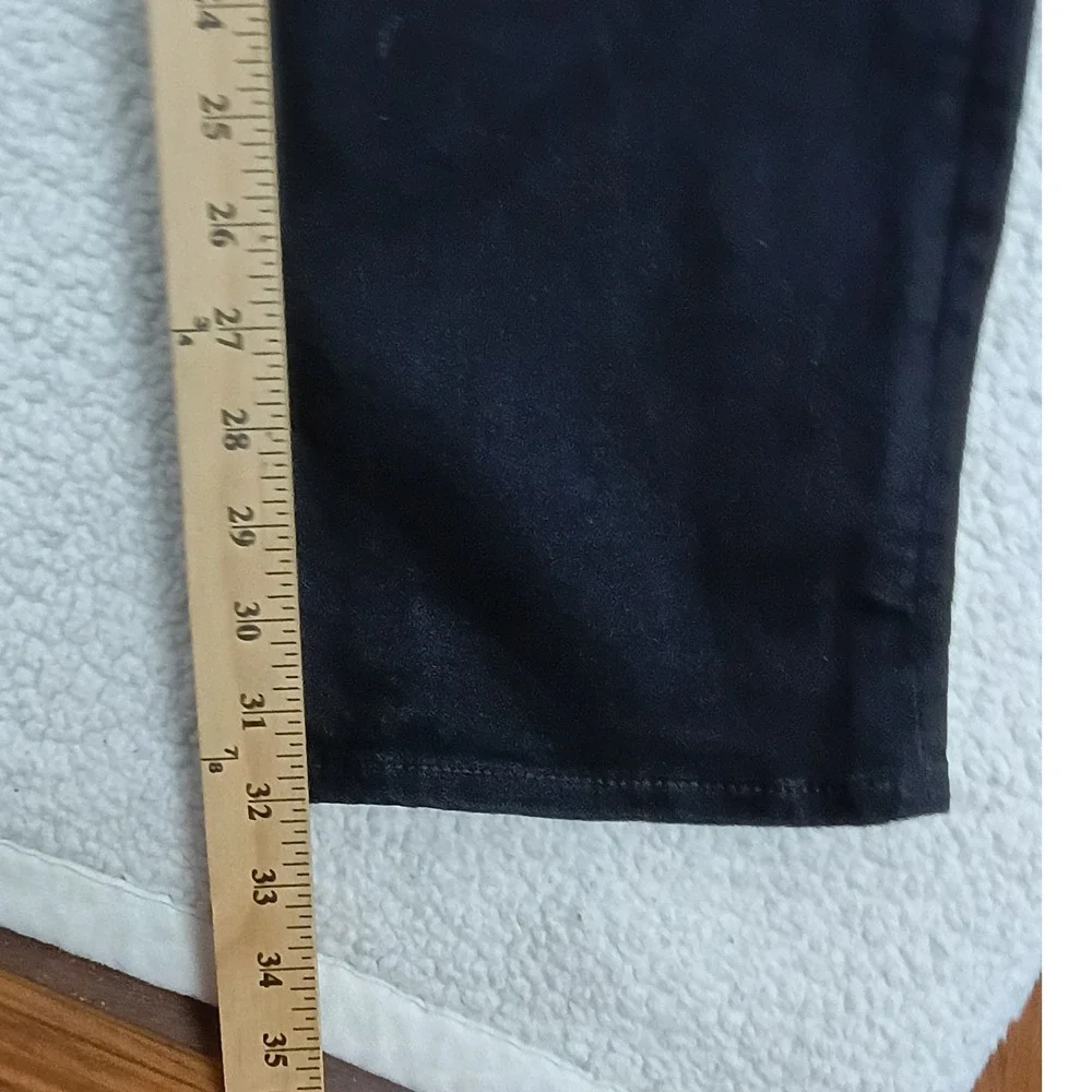 True Religion Ricky Relaxed Straight Men 38X32 Shadow Black Flap Pocket Street